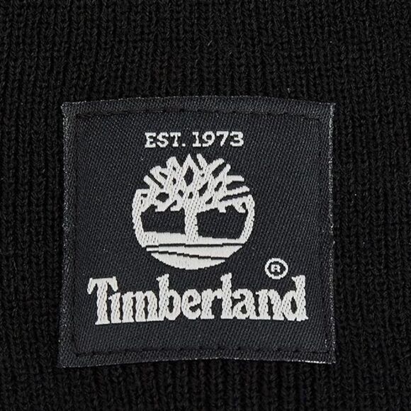 Timberland Men’s Black Short Watch Knit Beanie Hat - Picture 3 of 9